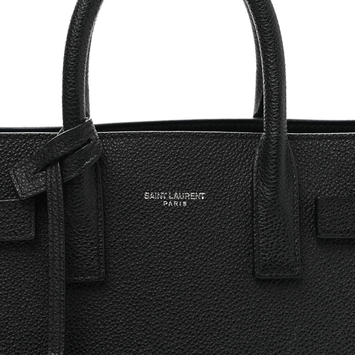 Saint Laurent Grained Calfskin Nano Sac De Jour Black 10 of 15