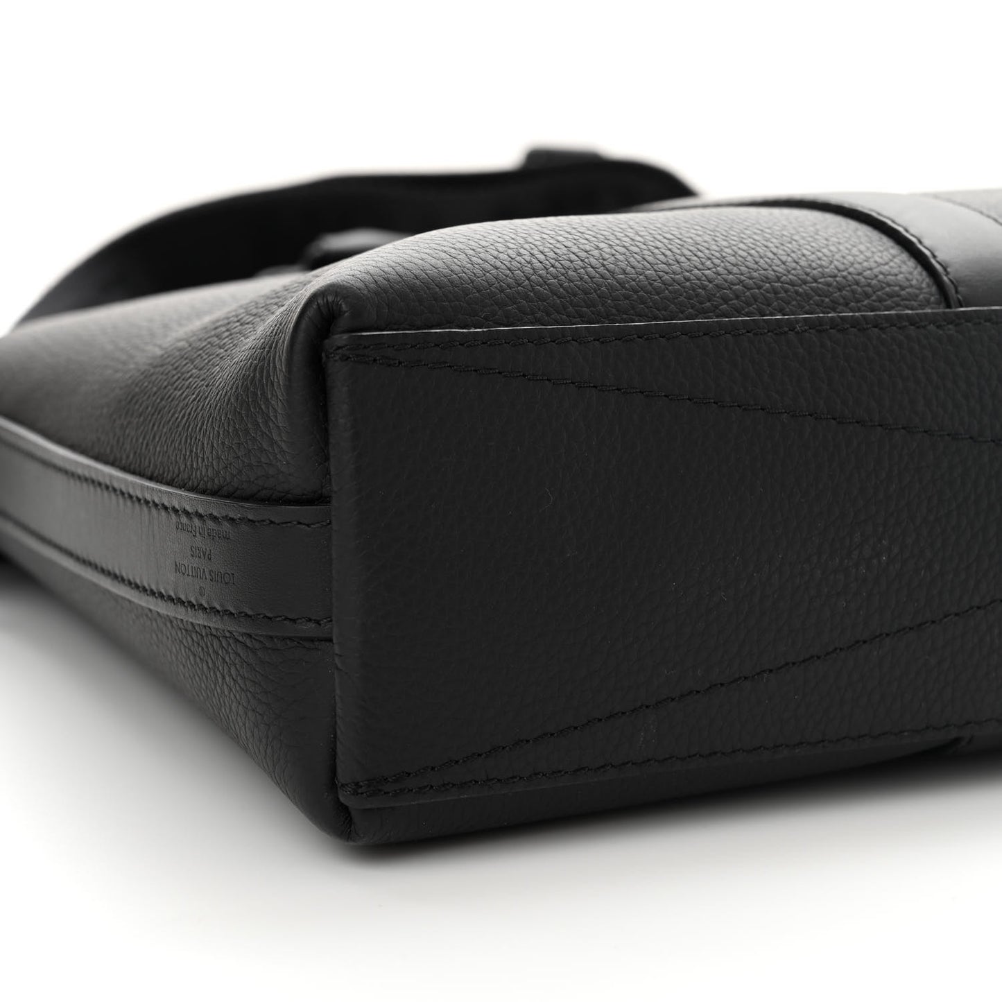 Calfskin Aerogram Takeoff Briefcase Black