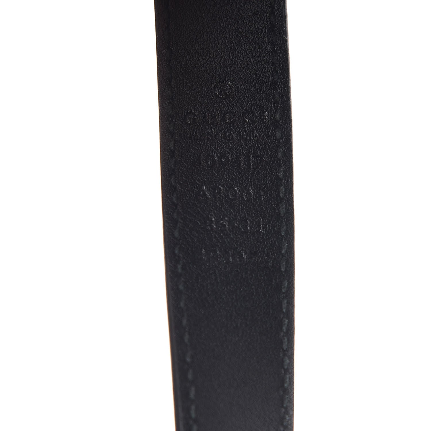 Gucci Calfskin Double G 20mm Belt 85 34 Black 4 of 7