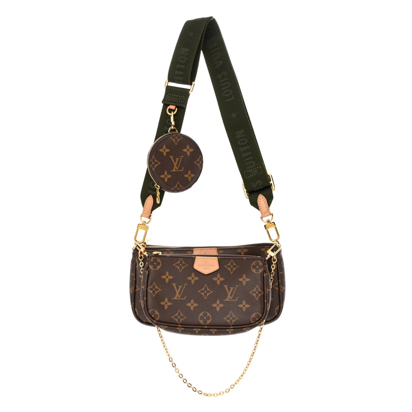Monogram Multi Pochette Accessories Kaki
