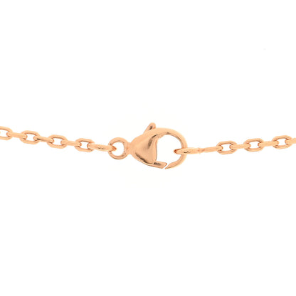 Hermes Lacquered Rose Gold Mini Pop H Pendant Necklace White 3 of 6