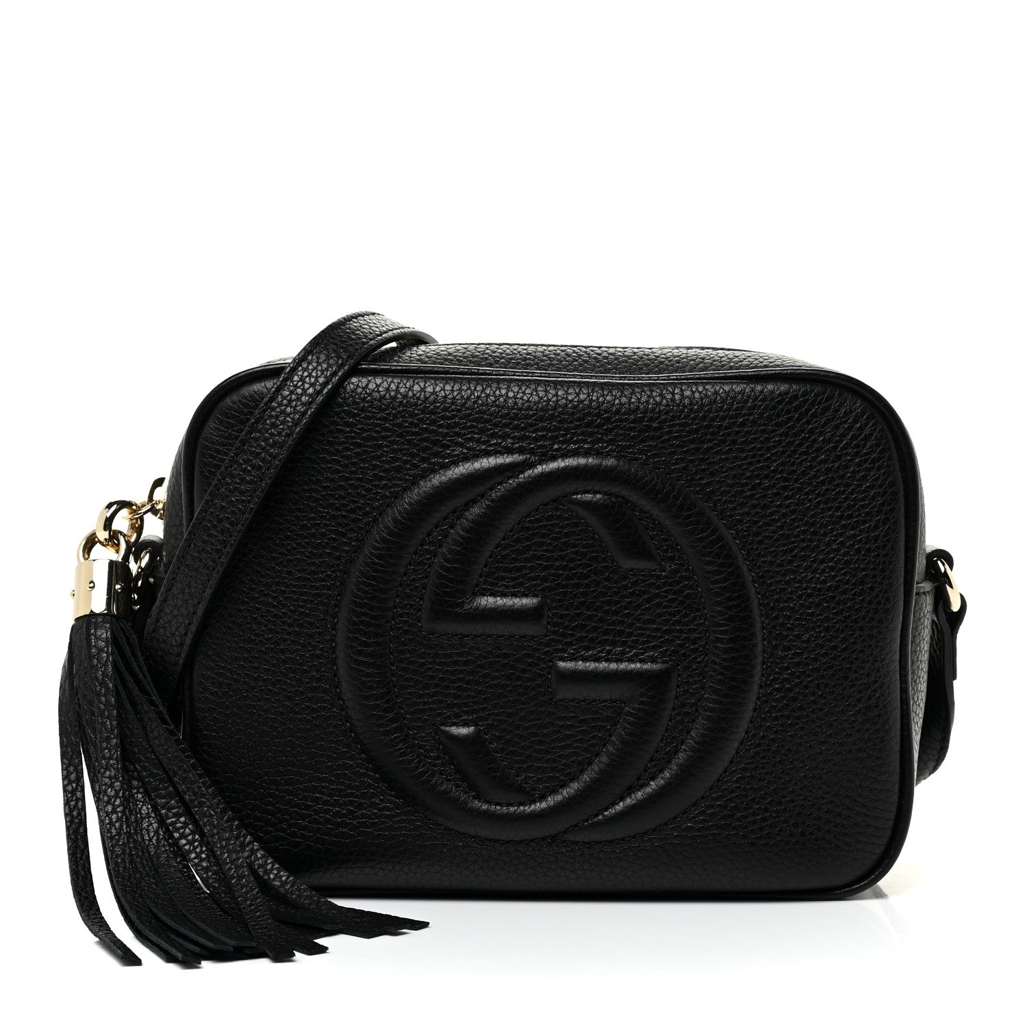 Gucci Pebbled Calfskin Small Soho Disco Bag Black 1 of 12