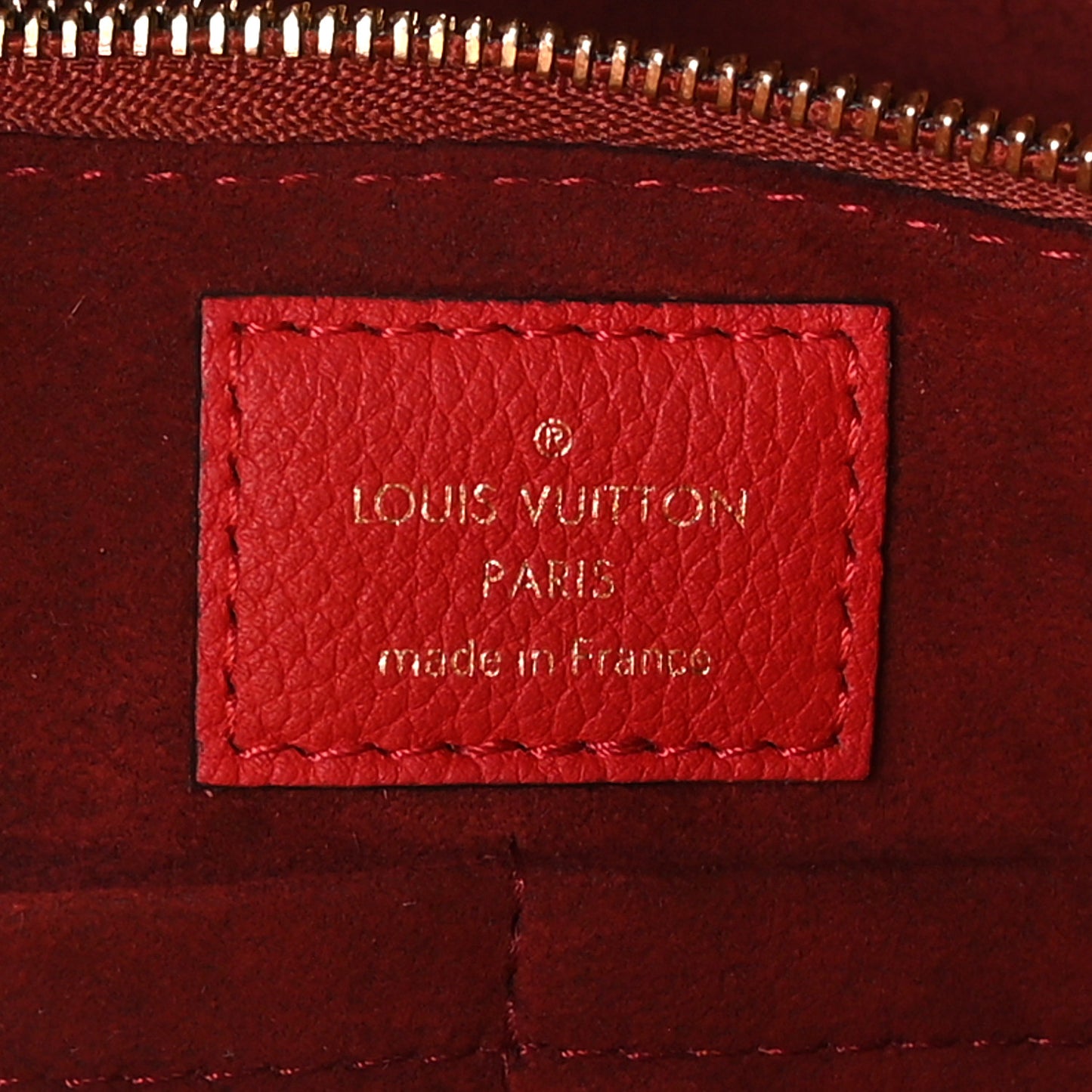 Calfskin Monogram Kimono Tote Cherry