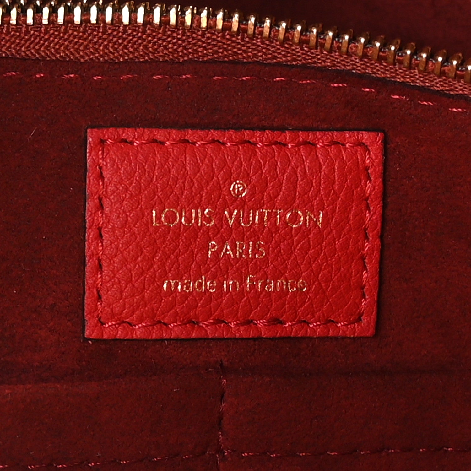 Louis Vuitton Calfskin Monogram Kimono Tote Cherry 6 of 8