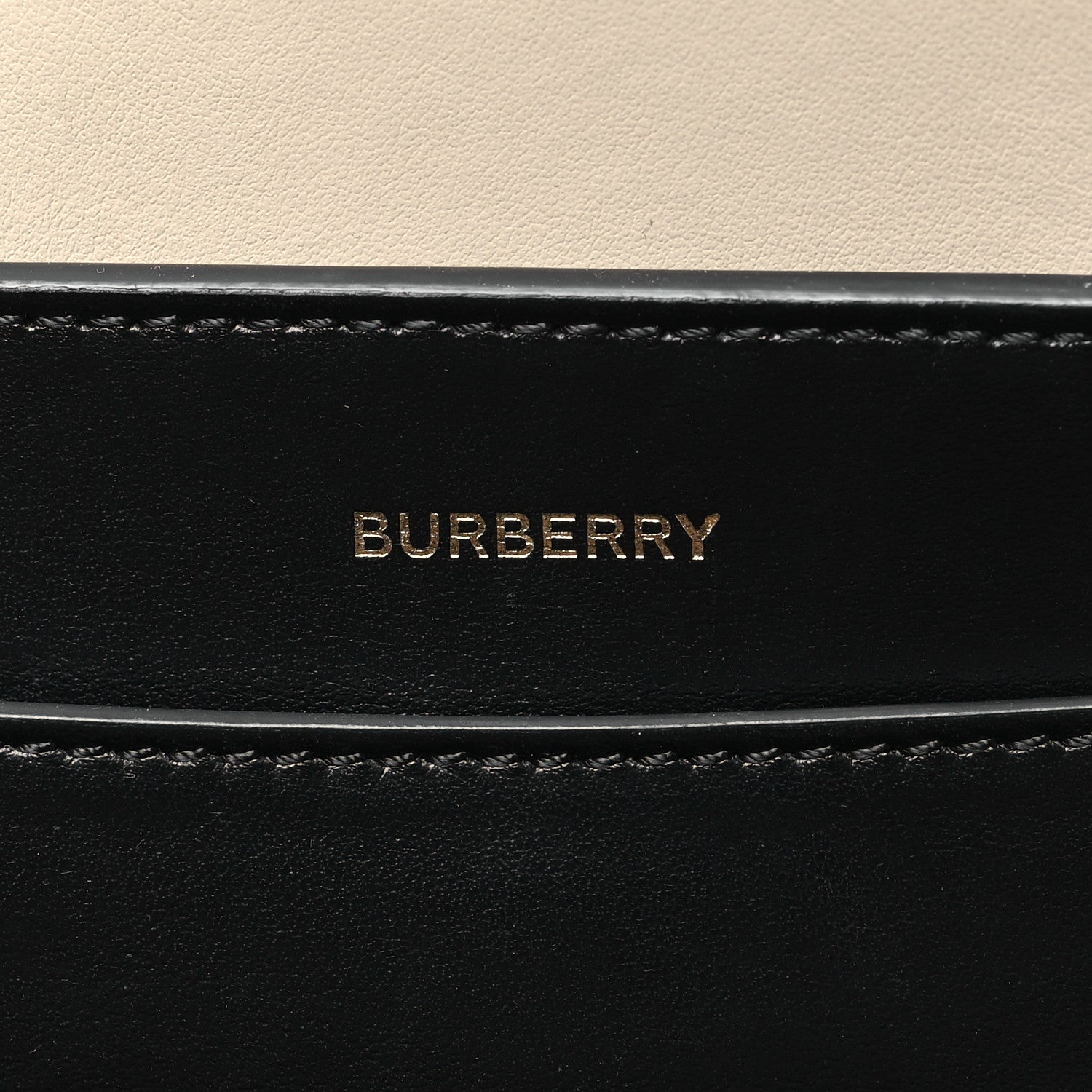 Burberry Calfskin Vintage Check Triple Stud Small Belt Bag Archive Beige 6 of 11