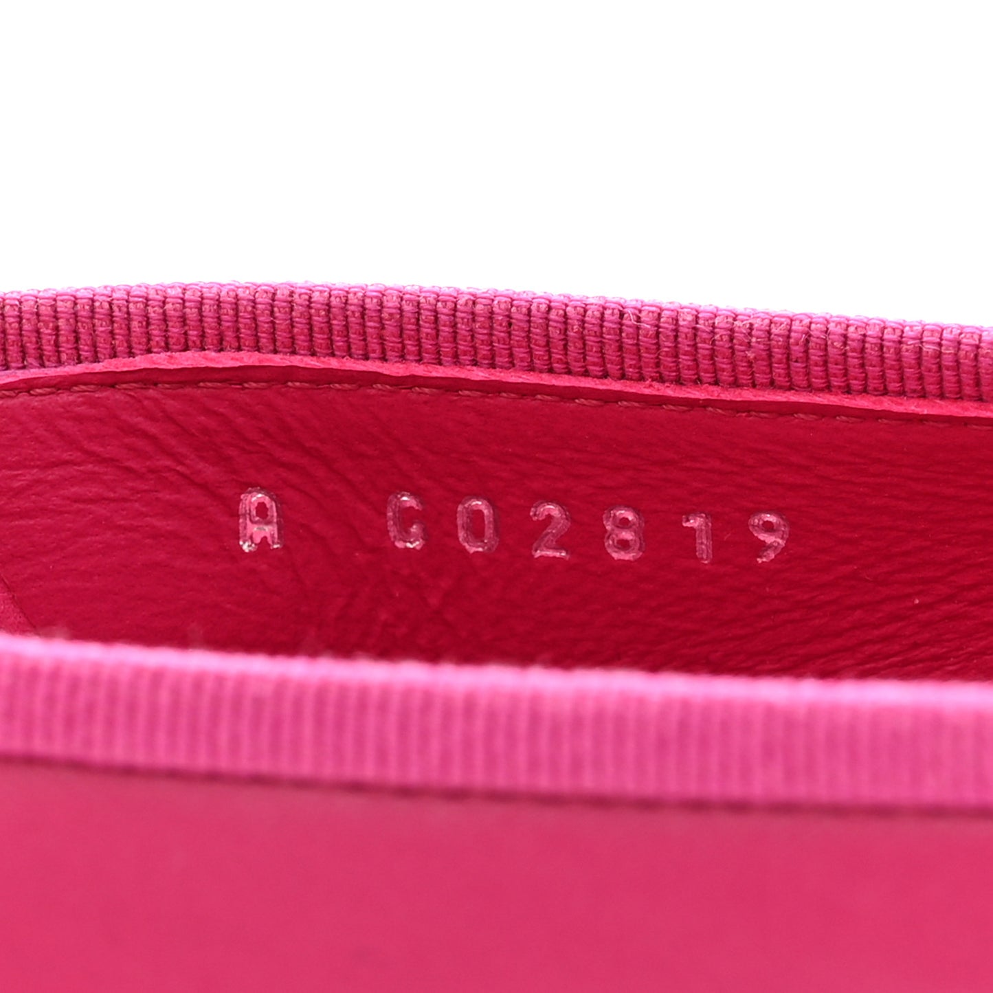 Lambskin Cap Toe CC Ballerina Flats 36.5 Fuchsia Black