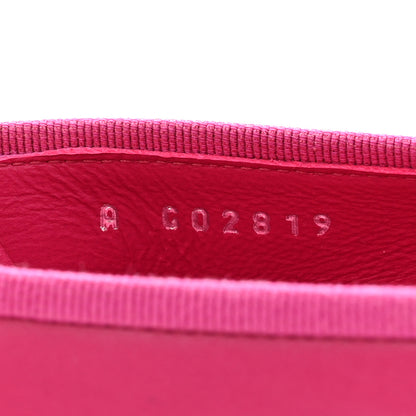 Chanel Lambskin Cap Toe CC Ballerina Flats 36.5 Fuchsia Black 7 of 9
