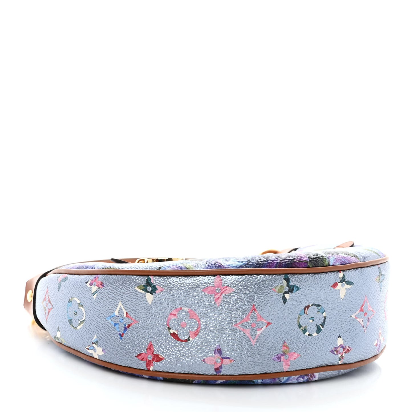 Metallic Monogram LV Garden Loop PM Blue