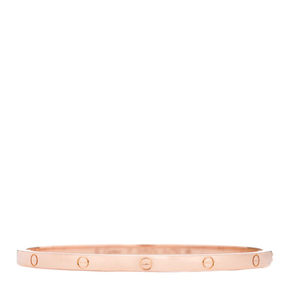 Cartier 18K Pink Gold Small LOVE Bracelet 17 2 of 7