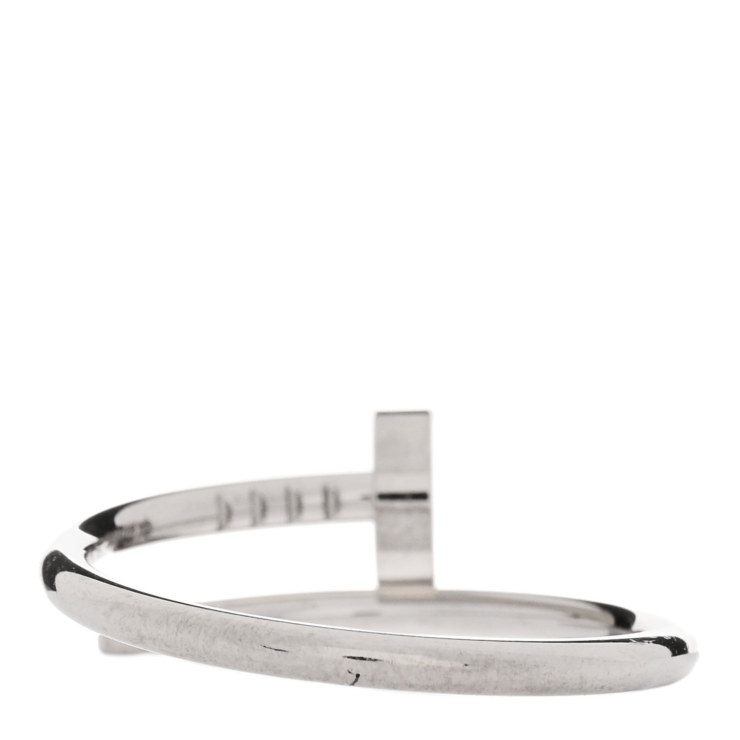 18K White Gold Small Juste Un Clou Ring 54 6.75