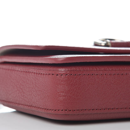 Burberry Hayes Goatskin D-Ring Mini Bag Crimson 9 of 11