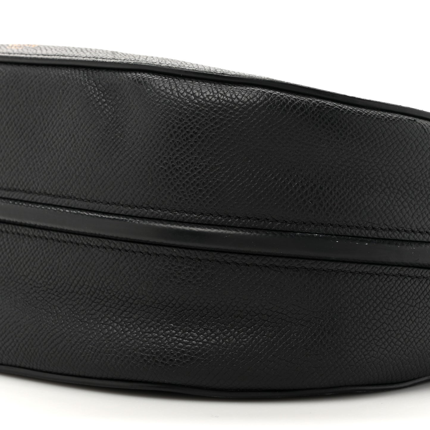 Grained Calfskin Large Trotteur Black