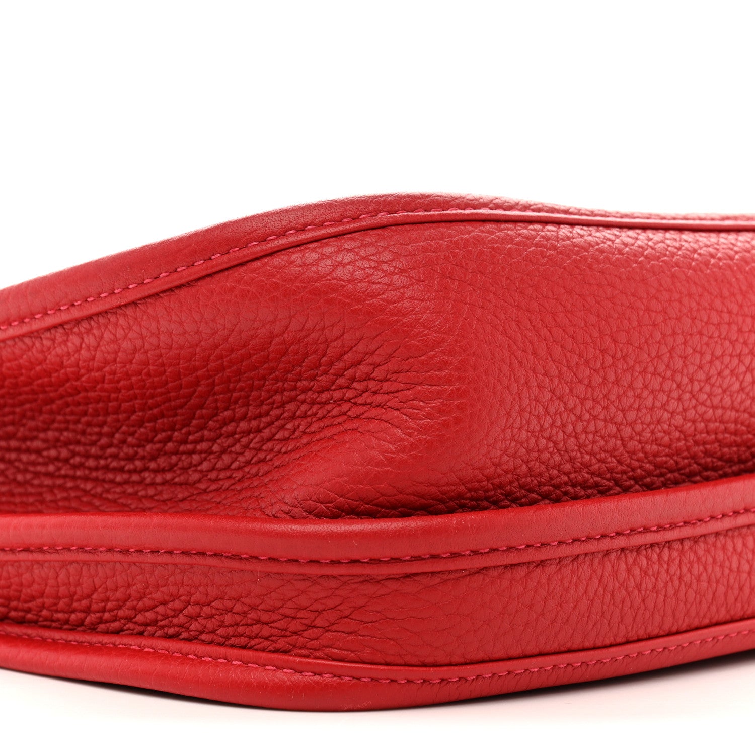 Hermes Taurillon Clemence EVELYNE III PM Rouge Casaque 9 of 14