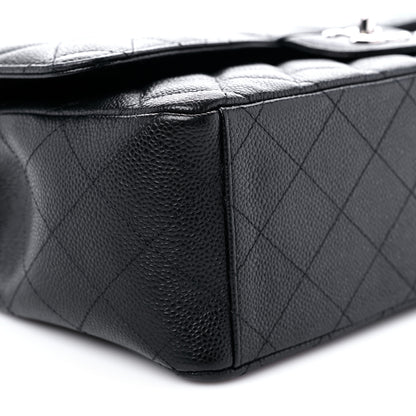 Chanel Caviar Quilted Maxi Double Flap Black 8 of 13