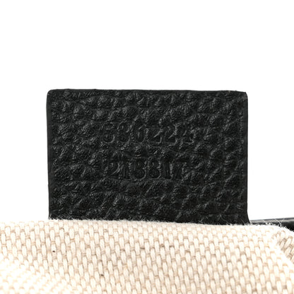 Gucci Pebbled Calfskin Medium Soho Flap Crossbody Black 7 of 10