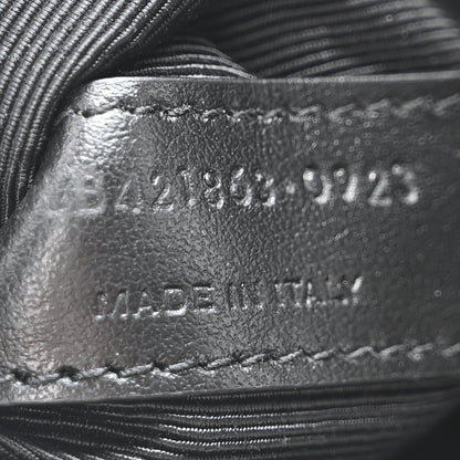 Saint Laurent Calfskin Crocodile Embossed Baby Sac De Jour Black 7 of 10