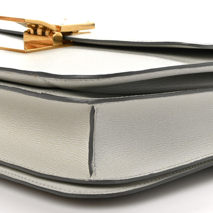 Celine Liege Calfskin Medium Classic Box Flap Bag Pale Grey 11 of 11