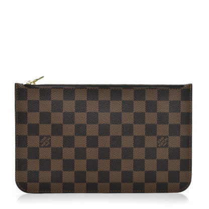Louis Vuitton Damier Ebene Neverfull MM GM Pochette 1 of 7