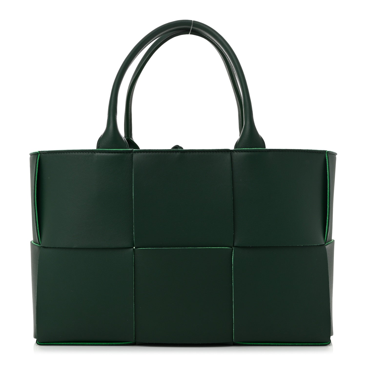 Bottega Veneta Calfskin Maxi Intrecciato Small Arco Tote Raintree 1 of 10