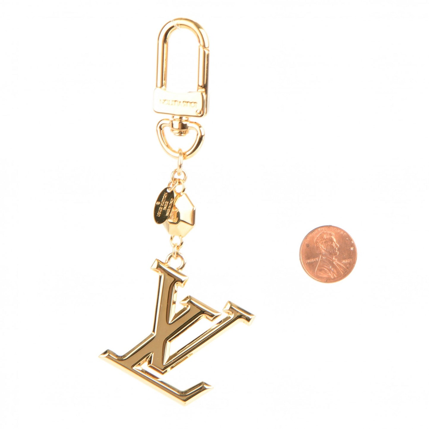 LV Facettes Key Holder Gold