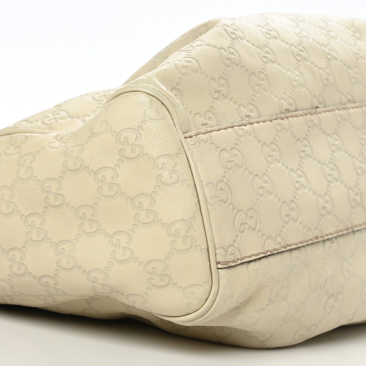 Gucci Guccissima Medium Sukey Tote Mystic White 8 of 10
