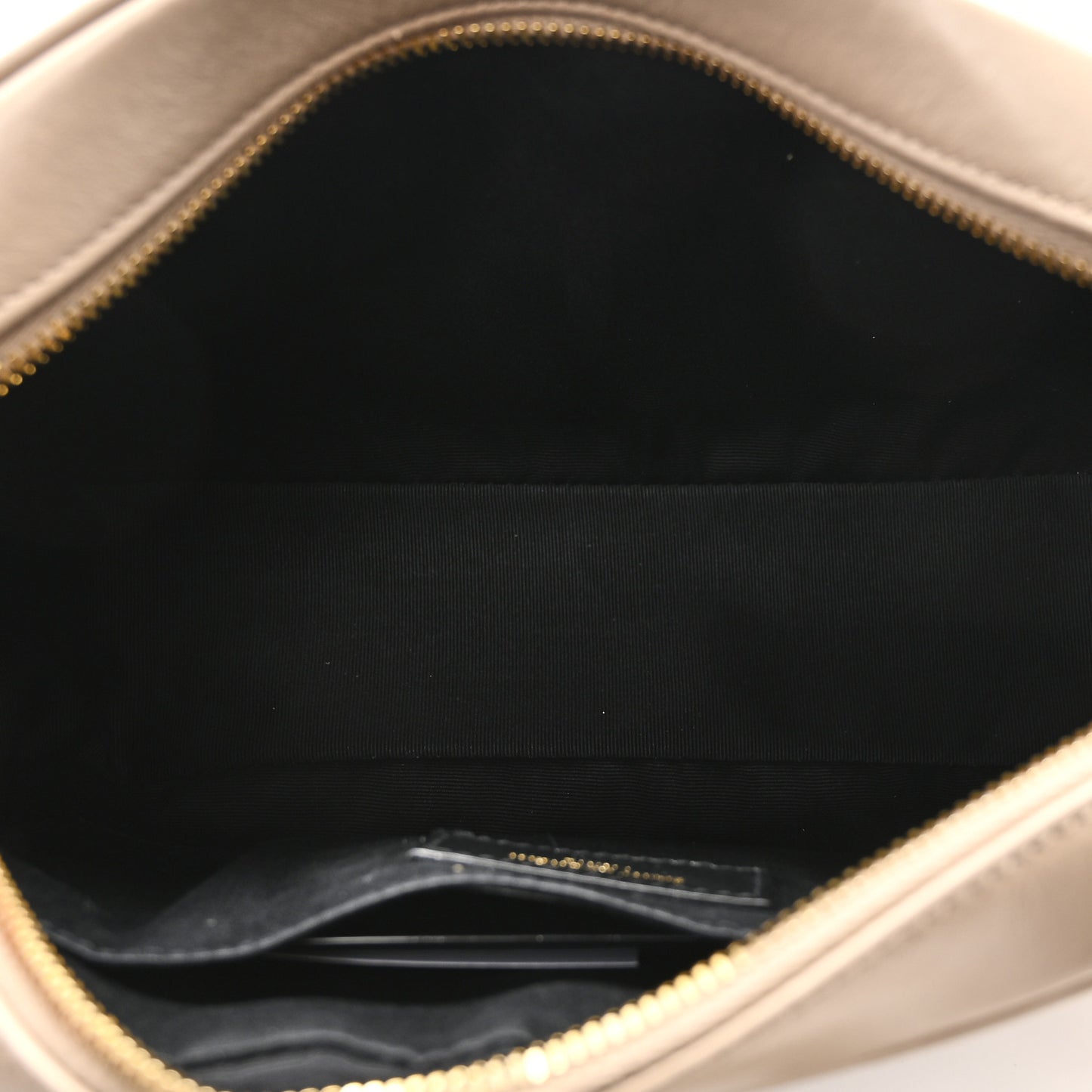 Calfskin Matelasse Monogram Lou Camera Bag Dark Beige