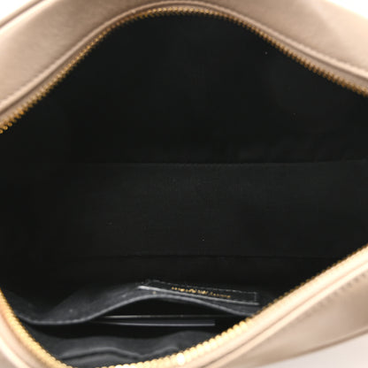 Saint Laurent Calfskin Matelasse Monogram Lou Camera Bag Dark Beige 5 of 10