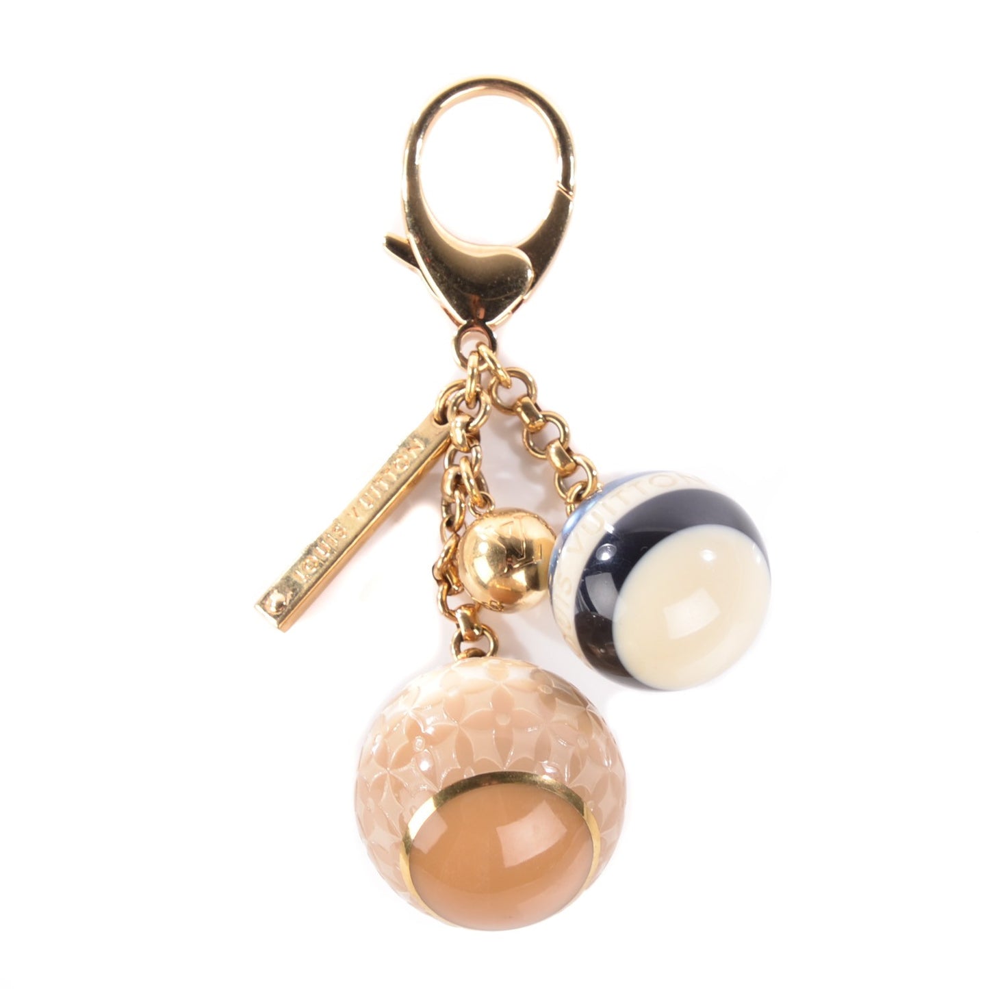 Mini Lin Croisette Bag Charm Blue