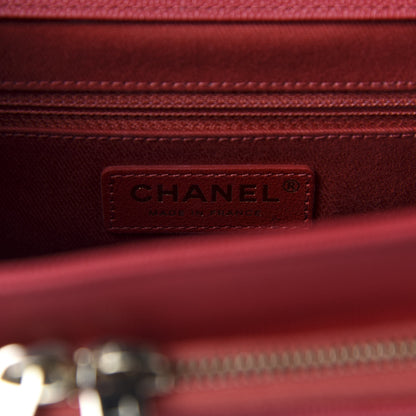 Chanel Caviar Quilted Medium Business Affinity Flap Red 9 of 12