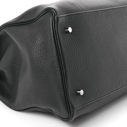 Hermes Taurillon Clemence Voyage Kelly 50 Black 9 of 10