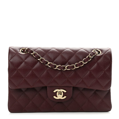 Chanel Caviar Quilted Small Double Flap Burgundy 1 of 10