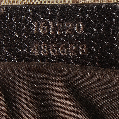 Gucci Monogram Small Princy Satchel Dark Brown 9 of 9
