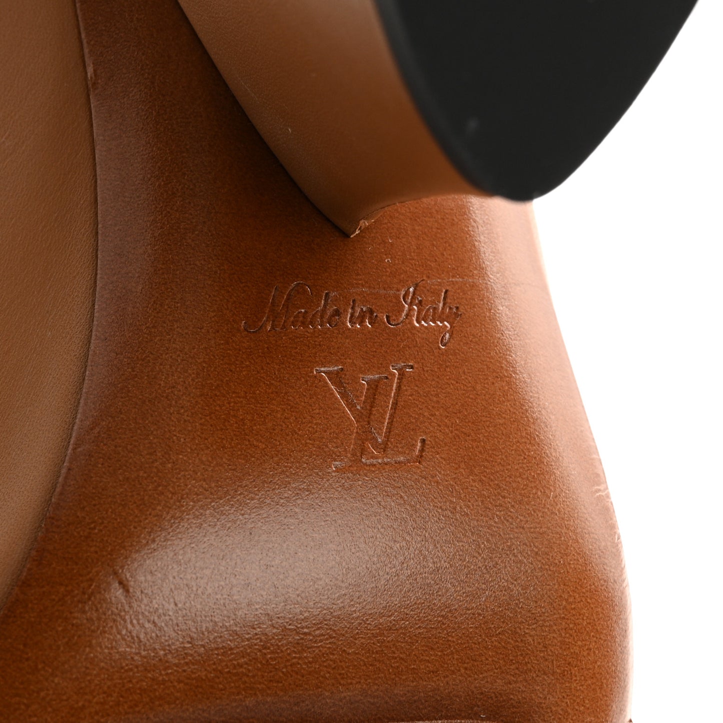 Calfskin Legacy Ankle Boot 39 Camel Brown