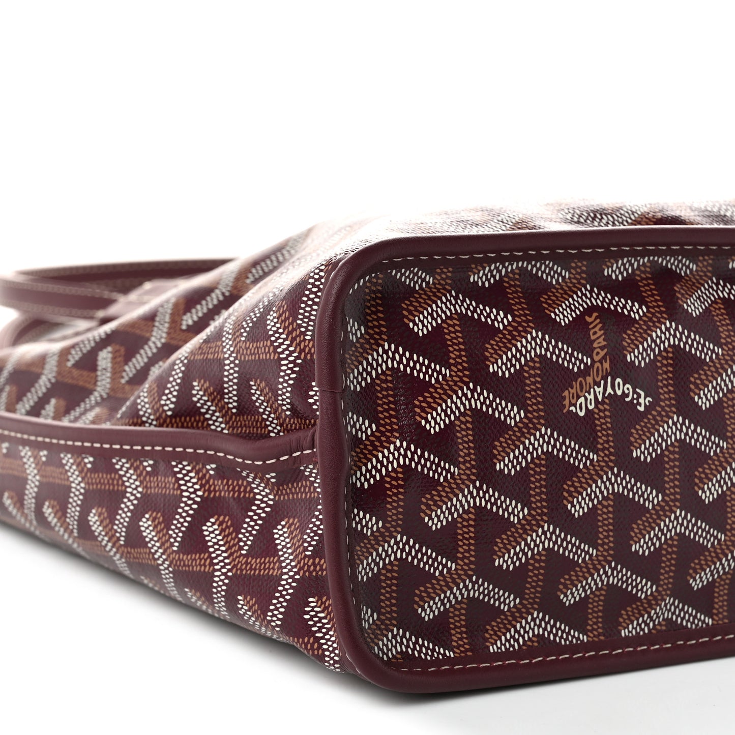 Goyardine Reversible Mini Anjou Burgundy