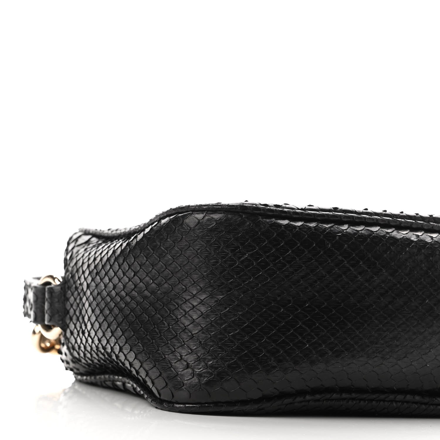 Gucci Snakeskin Small Soho Disco Bag Black 8 of 8