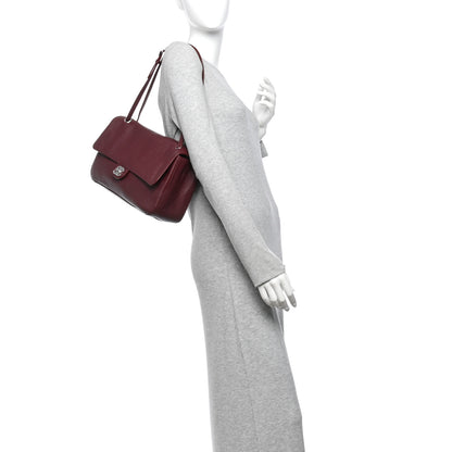 Chanel Grained Calfskin Small Souplissimo Maxi Flap Burgundy 2 of 10