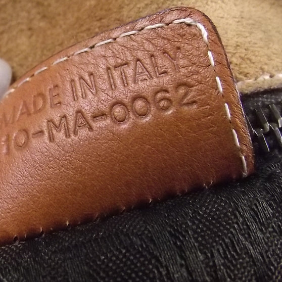 Leather Baudrier Saddle Bag