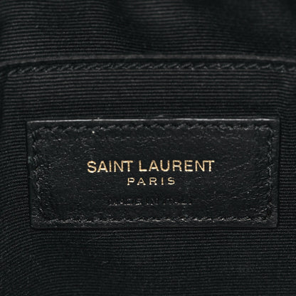 Saint Laurent Velvet Matelasse Monogram Lou Camera Bag Black 6 of 9