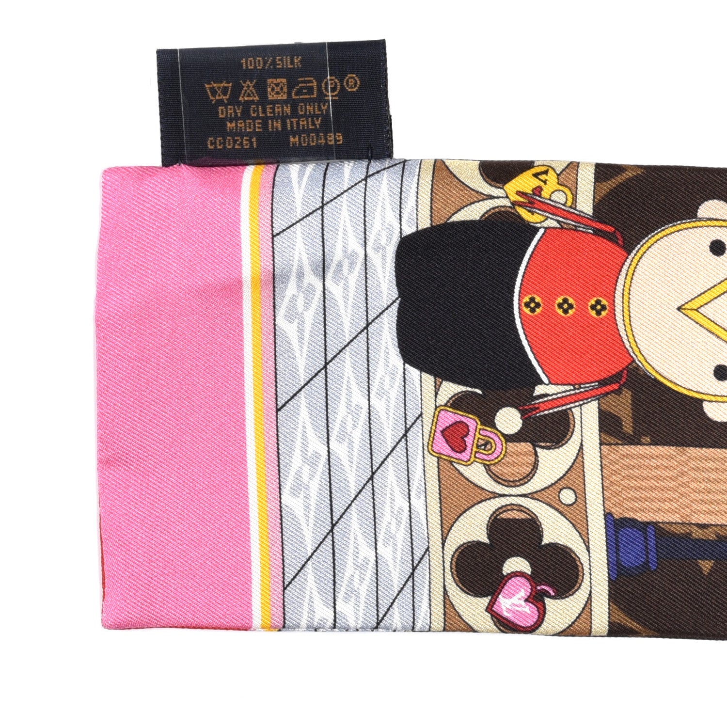 Louis Vuitton Silk Monogram 2021 London Christmas Animation Bandeau Marron 4 of 4