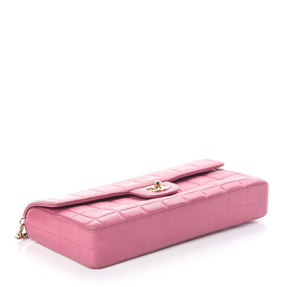 Chanel Lambskin East West Chocolate Bar Flap Pink 4 of 9