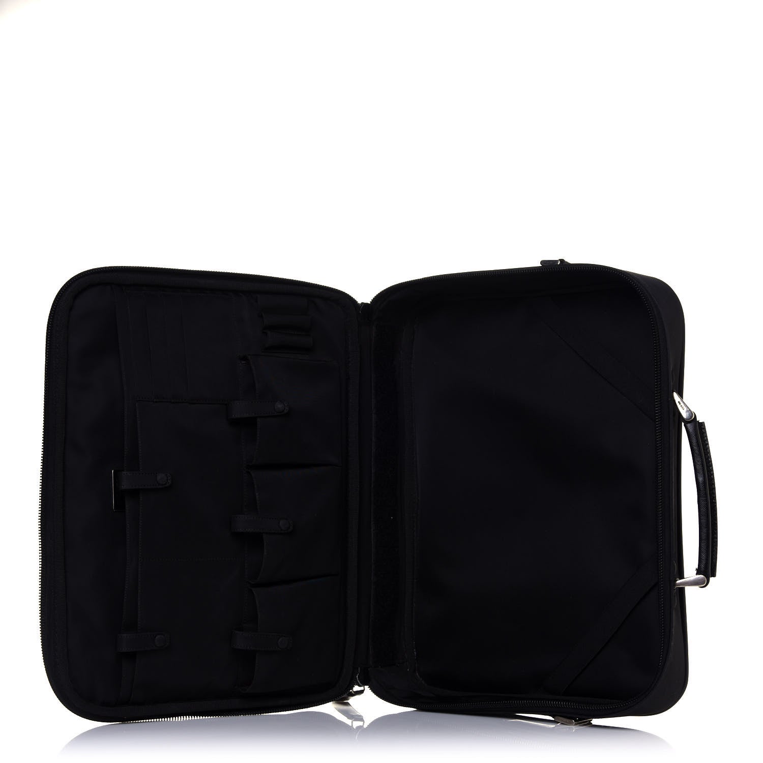 Prada Tessuto Nylon Briefcase Black 4 of 12