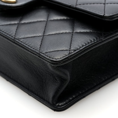 Chanel Goatskin Quilted Small Chic Pearls Flap Black 10 of 10