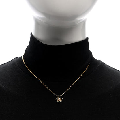 Van Cleef & Arpels 18K Yellow Gold Diamond Mini Frivole Pendant Necklace 2 of 4