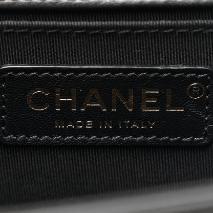 Chanel Lambskin Quilted Medium Boy Flap Black 6 of 11