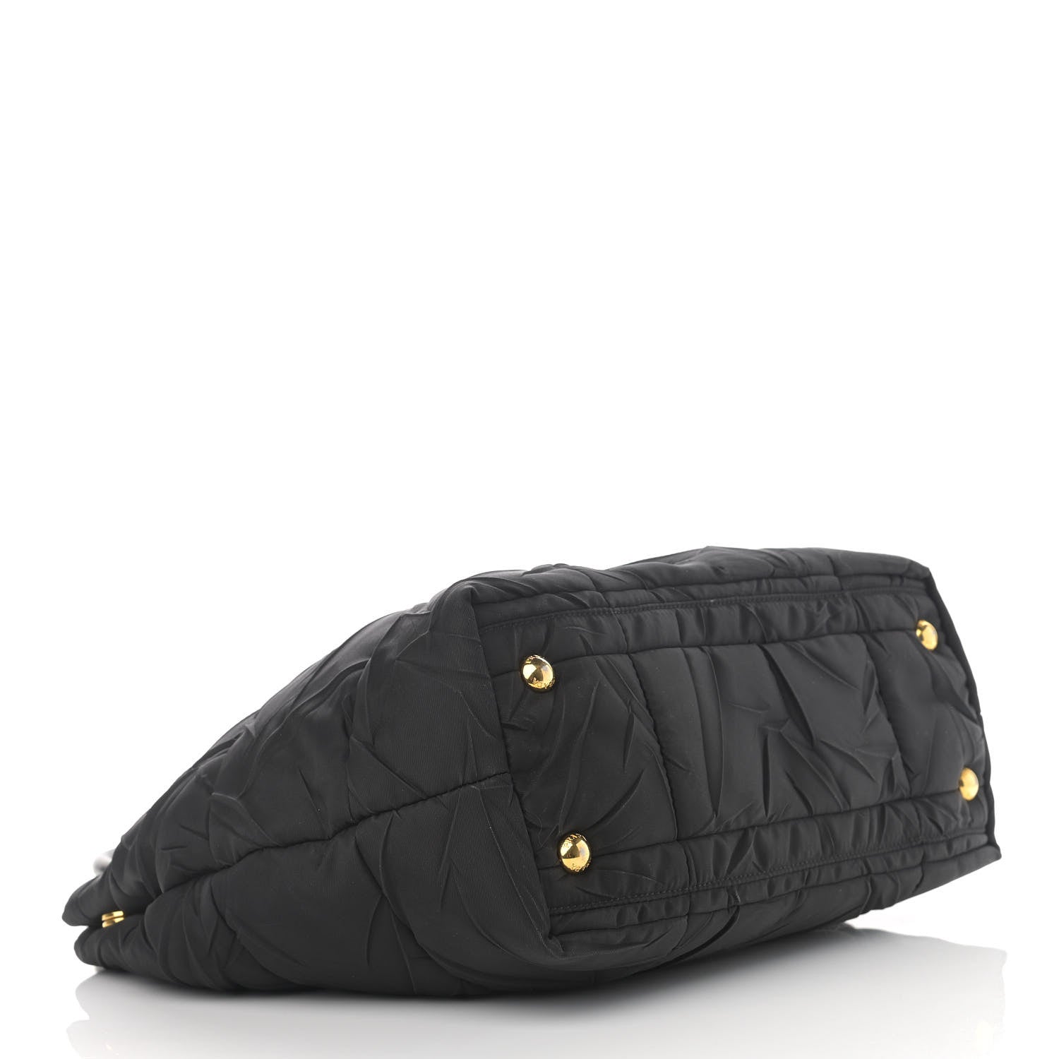 Prada Tessuto Nylon Quilted Tote Black 3 of 12