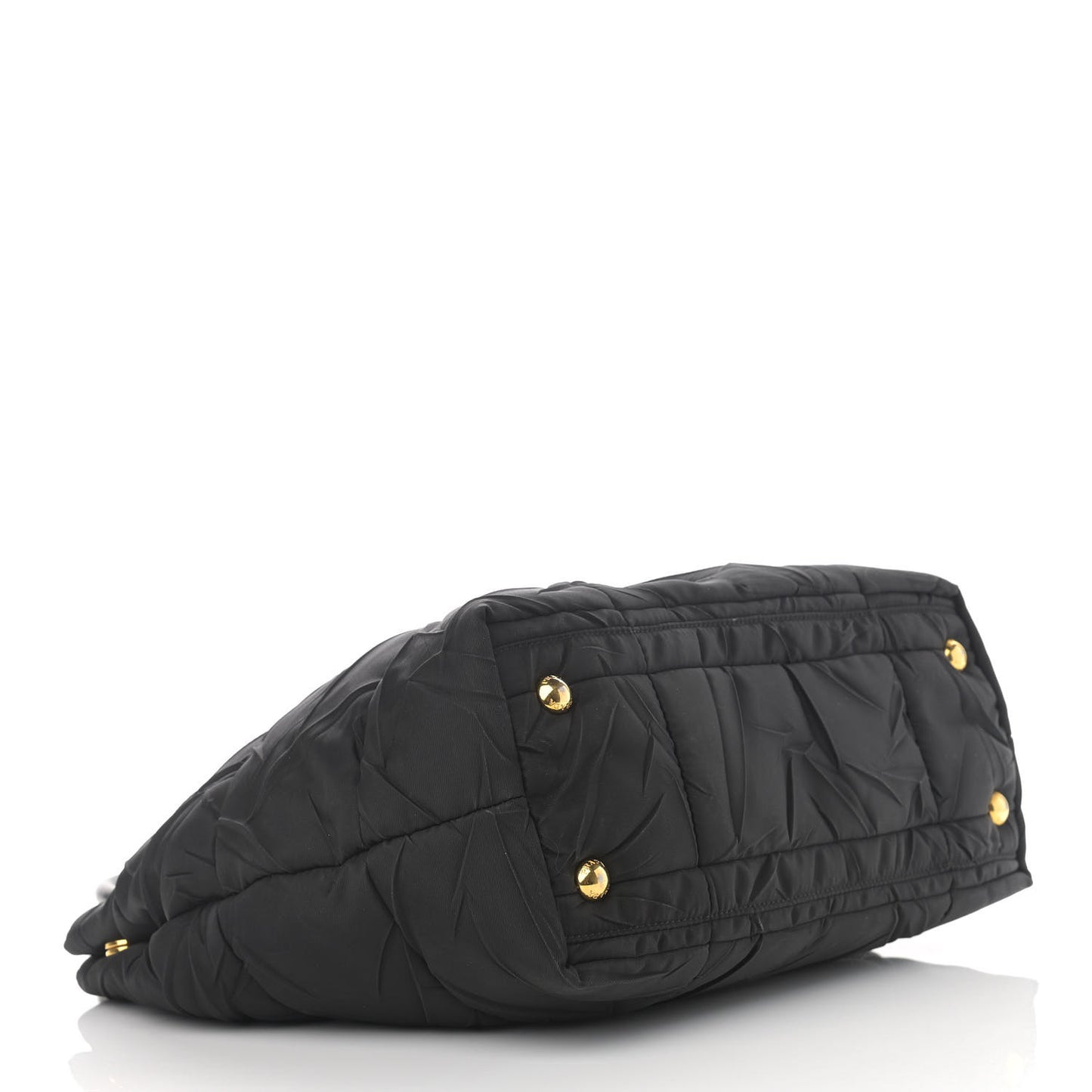Tessuto Nylon Quilted Tote Black