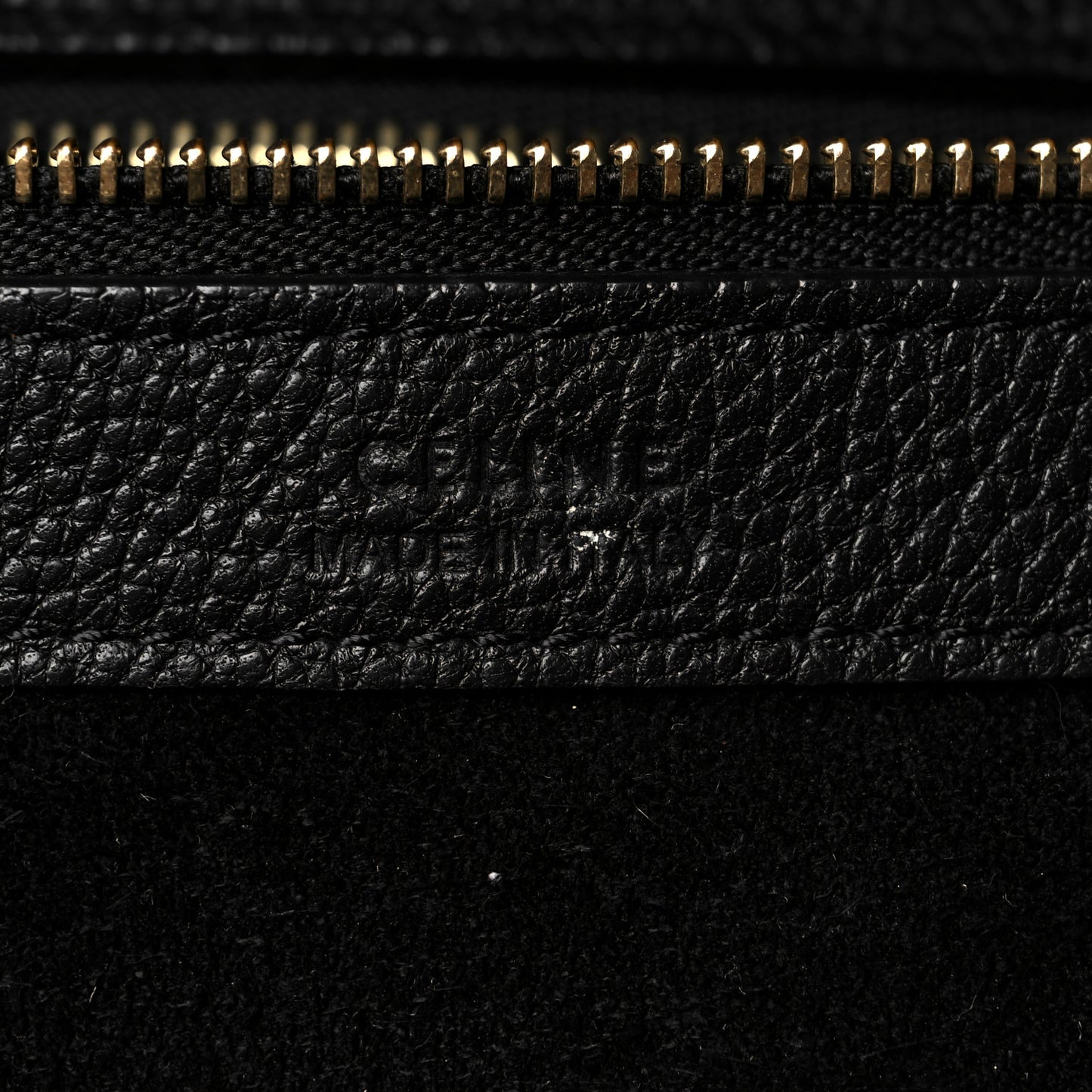 Soft Grained Calfskin Small Belt Cabas Phantom Black