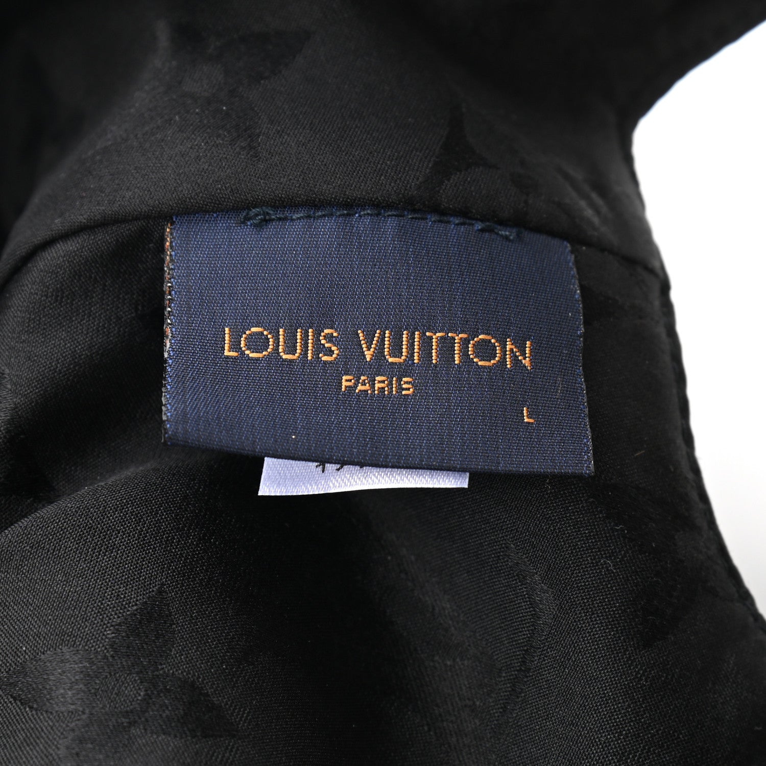 Louis Vuitton Polyester Silk Monogram LV Get Ready Cap L Black 10 of 10