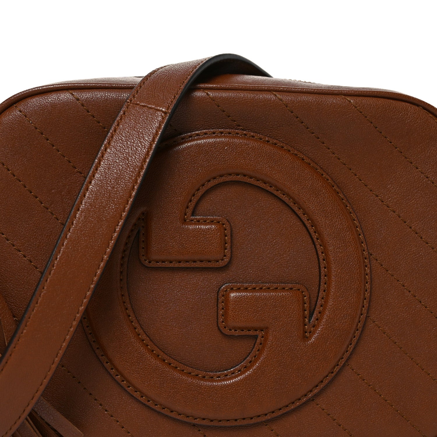 Gucci Sakai Be Green Calfskin Diagonal Stitched Small Blondie Gucci Sakai Be Green Calfskin Diagonal Stitched Small Blondie