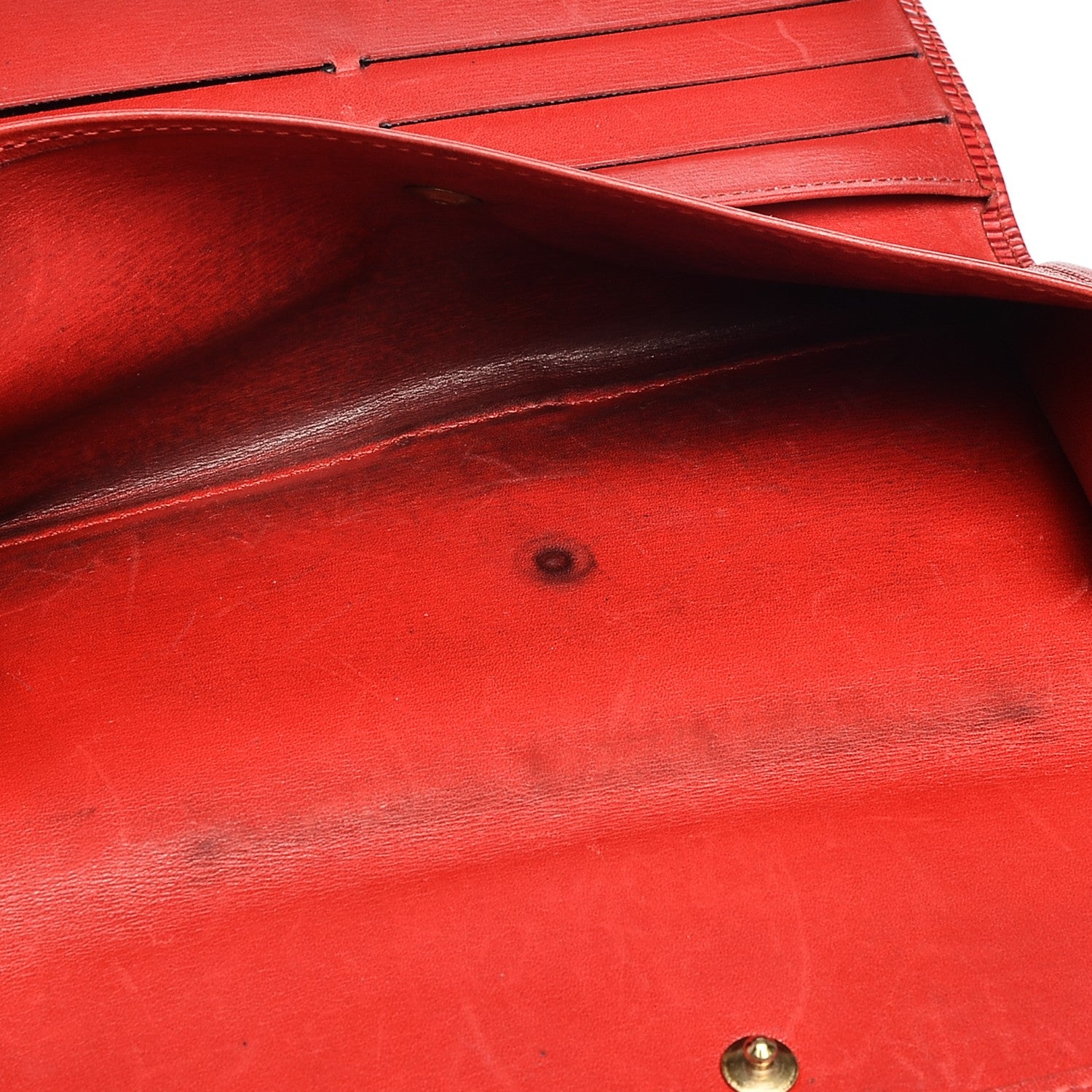 Louis Vuitton Epi Porte Tresor International Wallet Castillan Red 10 of 10